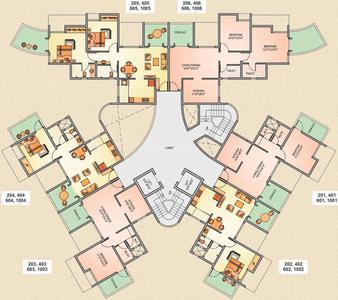 Project Image of 410.0 - 572.0 Sq.ft 1 BHK Apartment for buy in Ikon Four Avenues Wing C And D