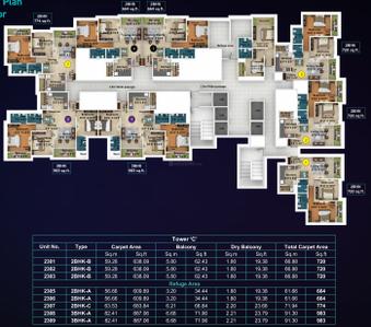 Project Image of 664.0 - 1115.0 Sq.ft 2 BHK Apartment for buy in Saheel I Trend