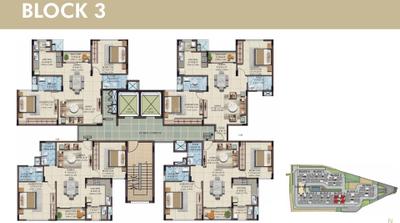 Project Image of 787.0 - 1903.0 Sq.ft 2 BHK Apartment for buy in Mahaveer Celesse