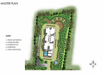 Project Image of 946.0 - 1129.0 Sq.ft 2.5 BHK Apartment for buy in Prestige Misty Waters Vista Tower