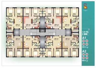 Project Image of 676.0 - 900.0 Sq.ft 1 BHK Apartment for buy in Swapna Srushti Horizon Sakar Township
