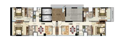Project Image of 798.04 - 803.96 Sq.ft 2 BHK Apartment for buy in 9 Divine
