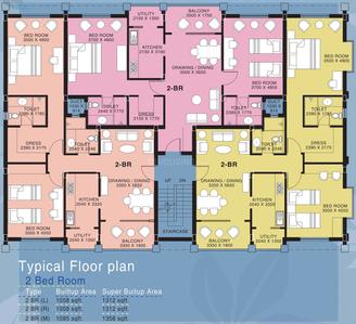Project Image of 1312.0 - 1814.0 Sq.ft 2 BHK Apartment for buy in Panda Gatikrushna Lagoon