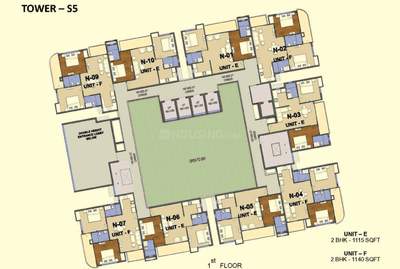 Project Image of 665.0 - 4650.0 Sq.ft 1 BHK Apartment for buy in Solitairian City