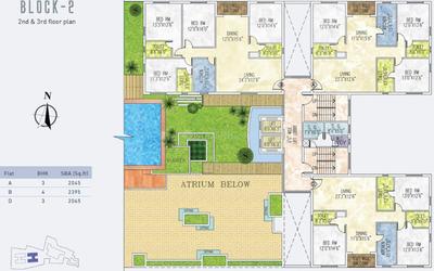 Project Image of 2045.0 - 3130.0 Sq.ft 3 BHK Apartment for buy in Jain Dream One Block 1 & 2