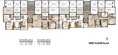 Project Image of 889.0 - 1082.2 Sq.ft 2 BHK Apartment for buy in Sai Krupa Residency