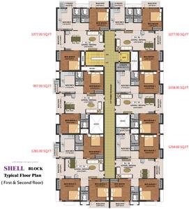 Project Image of 1077.0 - 1350.0 Sq.ft 2 BHK Apartment for buy in Propshell Aqua Sphere