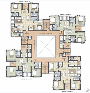 Project Image of 2145.0 - 3020.0 Sq.ft 3 BHK Apartment for buy in KBR Elite