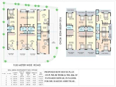 Vijay Laxmi Row Bunglow Layout Plan 3
