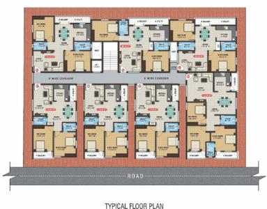 Project Image of 1170.0 - 1575.0 Sq.ft 2 BHK Apartment for buy in Parthu Hallmark