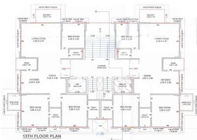 Project Image of 1134.62 - 2045.25 Sq.ft 3 BHK Apartment for buy in Siddhi Vinayak Divine Rivera