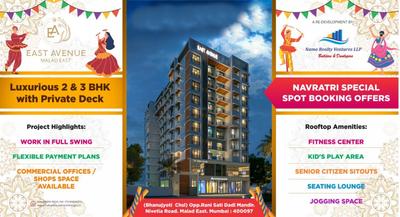 Project Image of 739.16 - 1030.32 Sq.ft 2 BHK Apartment for buy in East Avenue