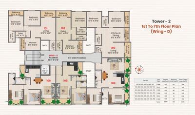 Project Image of 465.0 - 651.0 Sq.ft 1 BHK Apartment for buy in Siddhi Aspire