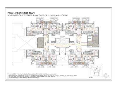 Project Image of 495.0 - 589.0 Sq.ft 1 BHK Apartment for buy in Rustomjee Urban Woods Palm