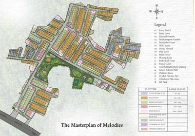 Project Image of 408.0 - 2400.0 Sq.ft Residential Plot Plot for buy in Purva Raagam