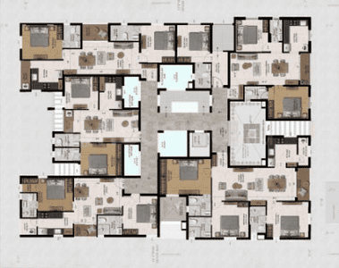 Project Image of 1072.0 - 1640.0 Sq.ft 2 BHK Apartment for buy in JKB Ganpath