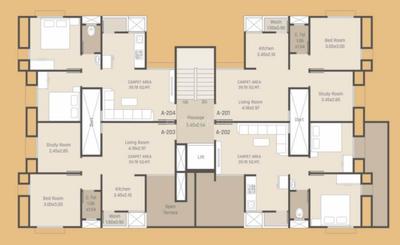 Project Image of 349.0 - 428.0 Sq.ft 1 BHK Apartment for buy in Purv Gold