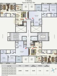 Project Image of 0.0 - 610.0 Sq.ft 2 BHK Apartment for buy in Kunal Iconia Phase II
