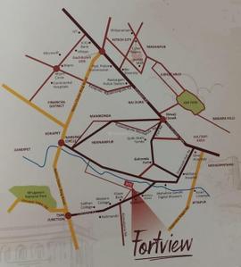 Project Image of 1470.0 - 1950.0 Sq.ft 2 BHK Apartment for buy in Mathrubhuumi Fortview