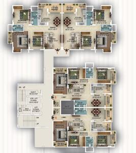 Project Image of 1632.0 - 1690.0 Sq.ft 3 BHK Apartment for buy in Prarthana Solitaire