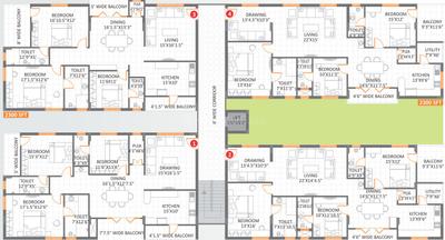 Project Image of 0.0 - 2300.0 Sq.ft 3 BHK Apartment for buy in Anuhar Bloom Dale