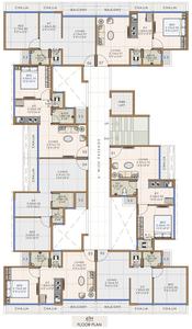 Siddhivinayak Ambika Niwas Ambika Niwas Cluster Plan for 6th Floor 1