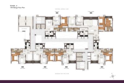 Project Image of 647.13 - 1516.76 Sq.ft 2 BHK Apartment for buy in Geras World of Joy M