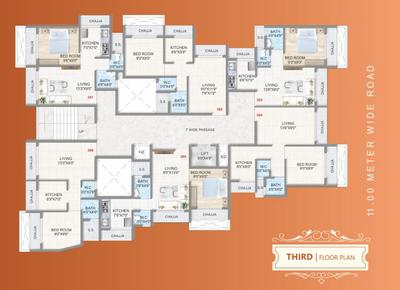 Project Image of 211.0 - 304.0 Sq.ft 1 BHK Apartment for buy in S M Royal Avenue