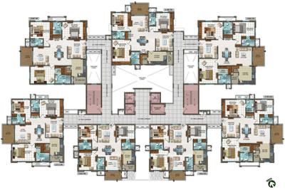 Project Image of 1820.0 - 2406.0 Sq.ft 3 BHK Apartment for buy in Aparna Aura