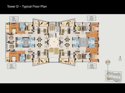 Project Image of 1440 Sq.ft 2 BHK Penthouse for sale in Thanisandra for Rs. 21000000