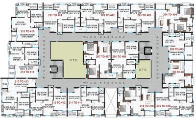 Project Image of 426.57 - 638.73 Sq.ft 1 RK Apartment for buy in Shiv Vishwam Square