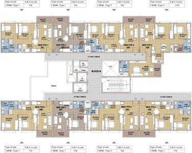Project Image of 345.0 - 1416.0 Sq.ft 1 BHK Apartment for buy in Sipani Bliss II Tower A To Tower E