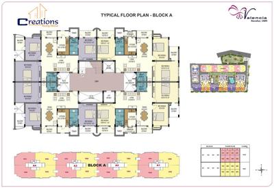 Project Image of 588.0 - 1441.0 Sq.ft 1 BHK Apartment for buy in Creations Valencia