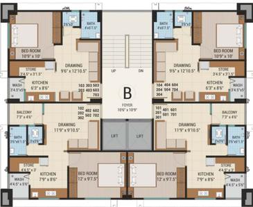 Project Image of 342.83 - 576.19 Sq.ft 1 BHK Apartment for buy in Shree Hari Astha Unnati
