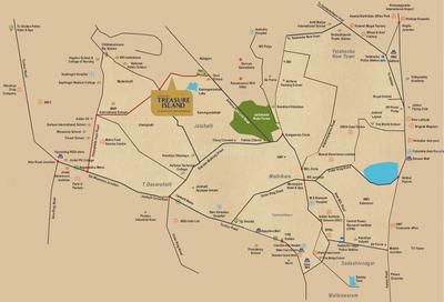 Project Image of 1305.0 - 1345.0 Sq.ft 2 BHK Apartment for buy in Shriram Codename Treasure Island