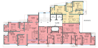 Project Image of 655.0 - 1097.0 Sq.ft 2 BHK Apartment for buy in Majestic Narulla