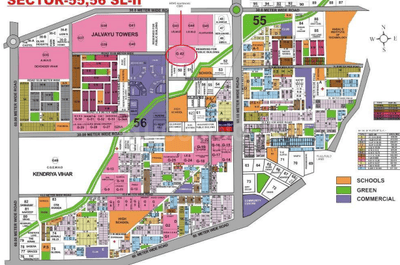 Project Image of 1040.0 - 1050.0 Sq.ft 2 BHK Apartment for buy in CGHS Hewo Apartment