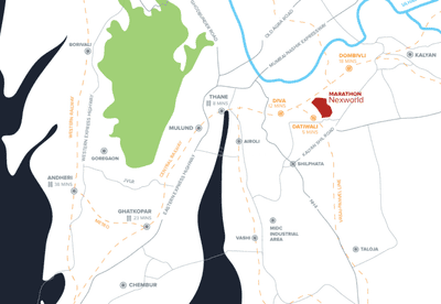 Project Image of 211.94 - 352.0 Sq.ft 1 RK Apartment for buy in Marathon Nexworld Nova