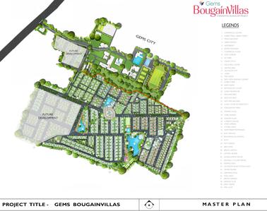 Project Image of 1585.0 - 2370.0 Sq.ft 4 BHK Villa for buy in Gems Bougainvillas