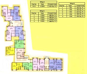 Project Image of 565.0 - 750.0 Sq.ft 1 BHK Apartment for buy in Parshva Anand Mangal Complex