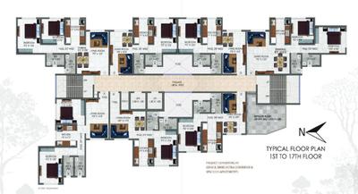 Project Image of 430.0 - 562.52 Sq.ft 1 BHK Apartment for buy in Balaji Vasant
