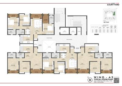 Project Image of 740.0 - 946.0 Sq.ft 2 BHK Apartment for buy in Kosmic Kourtyard Phase 2