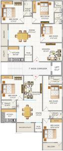 Project Image of 1475.95 - 1502.96 Sq.ft 3 BHK Apartment for buy in SS Navya Lotus