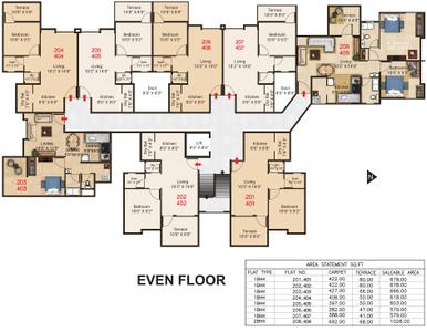 Project Image of 355.0 - 760.0 Sq.ft 1 BHK Apartment for buy in Shubham Residency