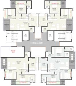 Project Image of 786.0 - 1024.0 Sq.ft 2 BHK Apartment for buy in Vishal Leela Heights