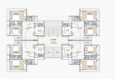 Project Image of 1323.0 - 2205.0 Sq.ft 2 BHK Apartment for buy in Fortune Modern Flats