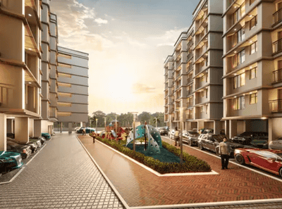 Project Image of 197.63 - 440.57 Sq.ft 1 RK Apartment for buy in Shree Galaxy Vrundavan