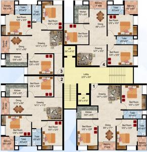 Project Image of 1040 Sq.ft 2 BHK Apartment / Flat for sale in Saraidhella for Rs. 3000000