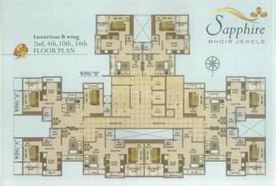 Project Image of 258.0 - 596.0 Sq.ft 1 BHK Apartment for buy in Kailash Bhoir Jewels
