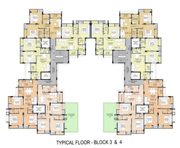 Project Image of 978.0 - 1579.0 Sq.ft 2 BHK Apartment for buy in Shrachi Aadrita